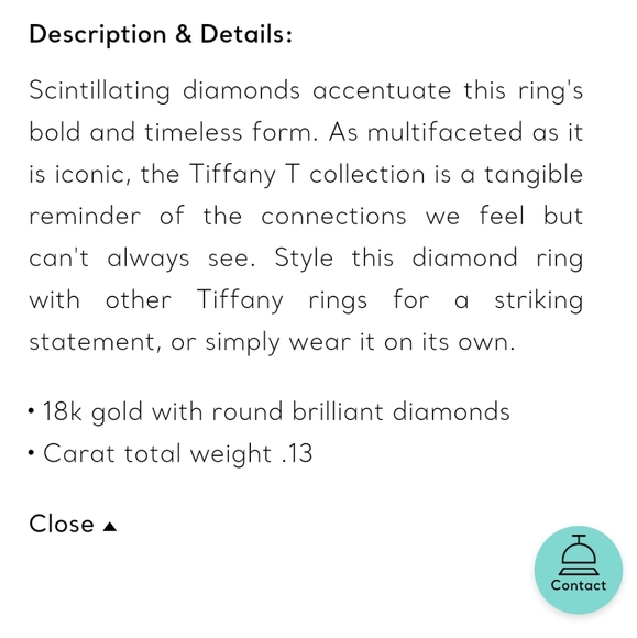 TIFFANY T Diamond wire ring (5.5) - Picture 11 of 12